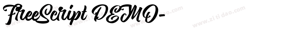 FreeScript DEMO字体转换